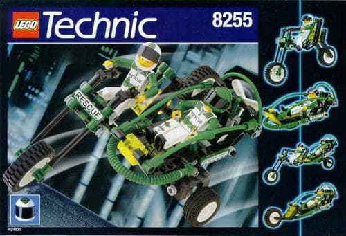Rescue Bike LEGO set (#8255-1, 1999)