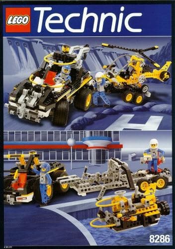 3 In 1 Car / Amphipower LEGO set (#8286-1)