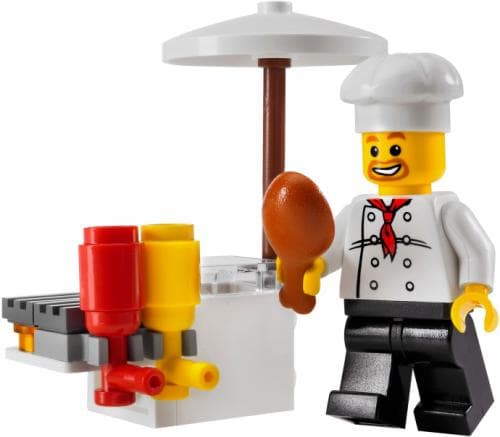BBQ Stand LEGO set (#8398-1)