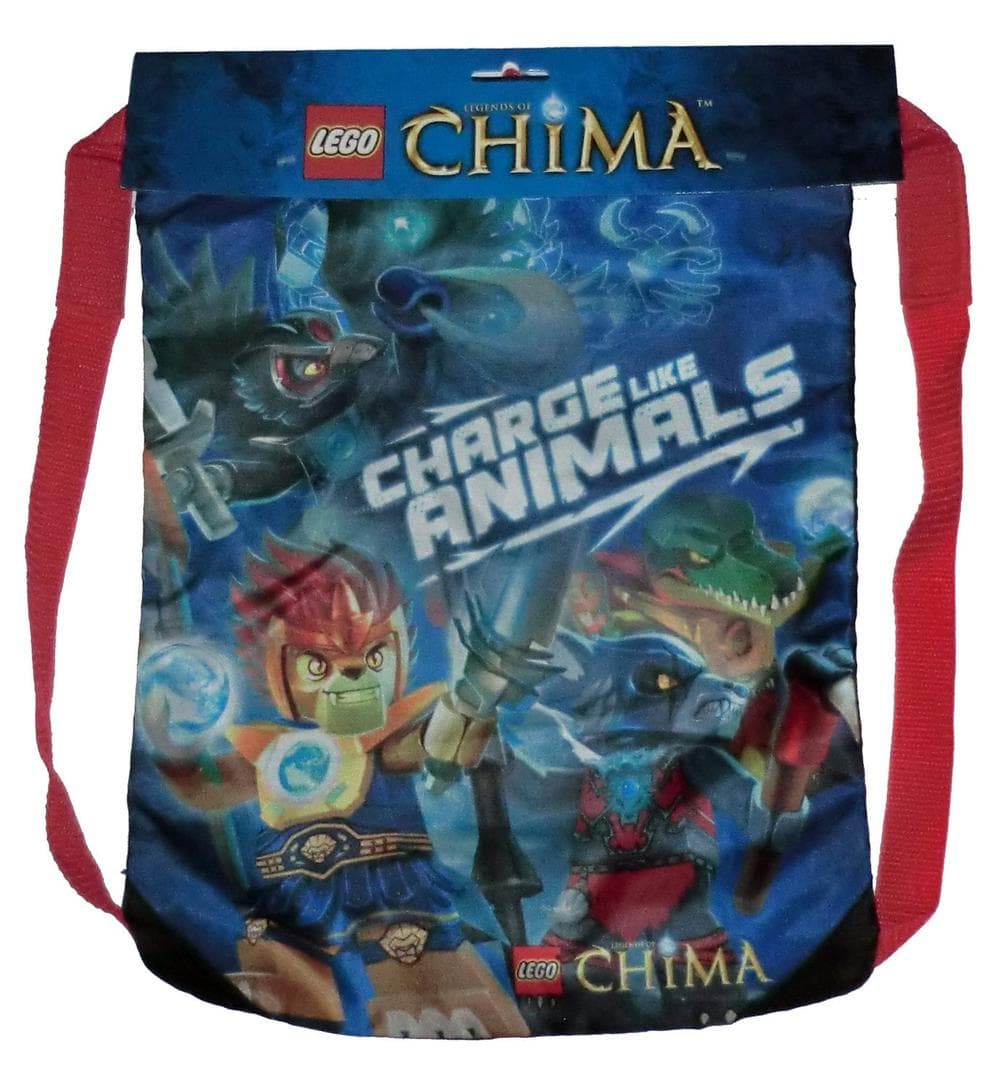 Legends of Chima Charge Like Animals Tote Sack LEGO Bags, Totes, & Luggage set (#843340075655-1, 2018)