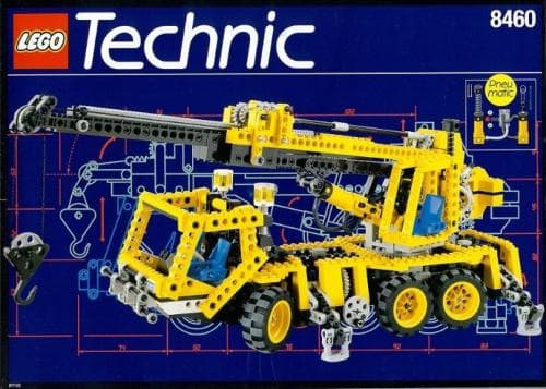 Pneumatic Crane Truck / Mobile Crane LEGO set (#8460-1)