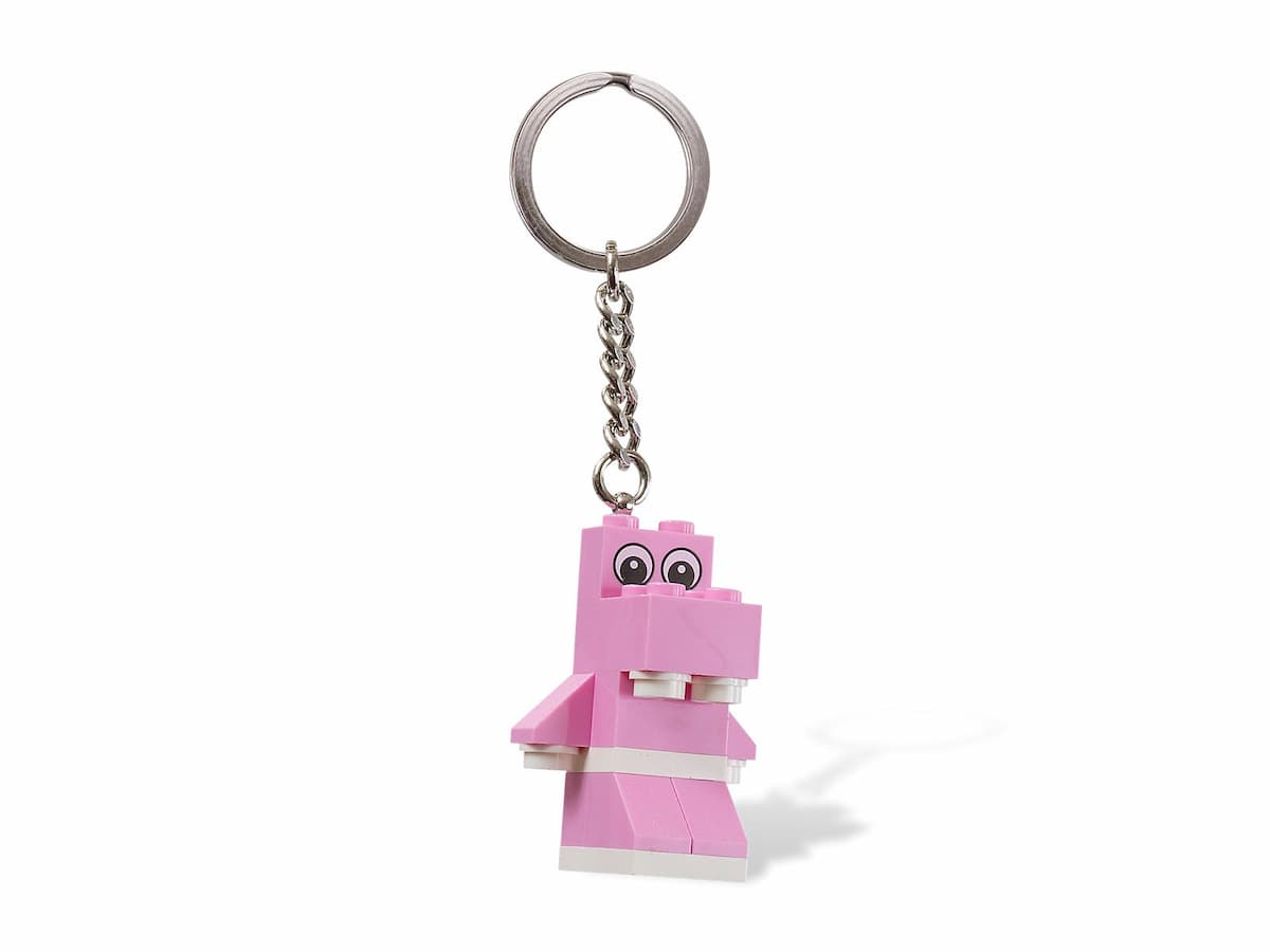 Pink Hippo Key Chain LEGO set (#850416-1)