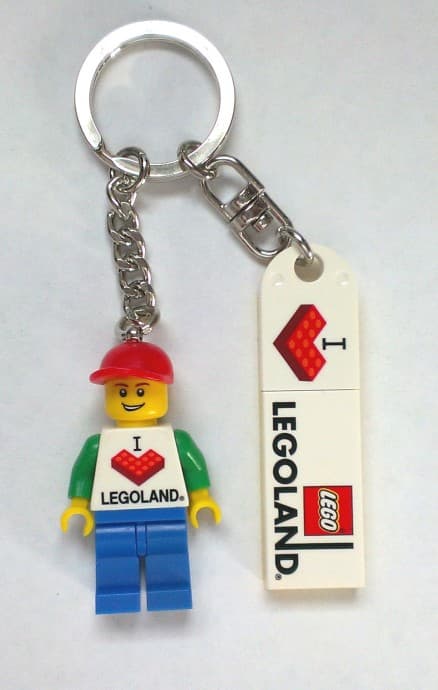 I [Heart] LEGOLAND Key Chain (Male) LEGO Key Chain set (#850456-1, 2012)