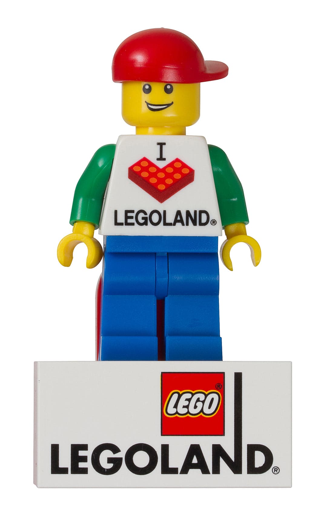 I [Heart] LEGOLAND Minifigure Magnet (Male) LEGO set (#850457-1)