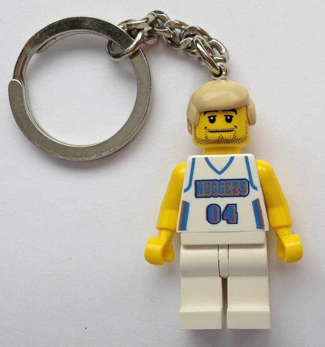 NBA, Nuggets 04 Key Chain LEGO set (#850687-1)