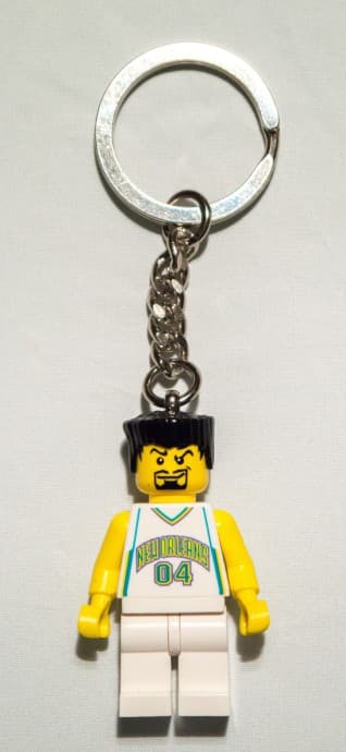 NBA, New Orleans 04 Key Chain LEGO Key Chain set (#850698-1, 2003)