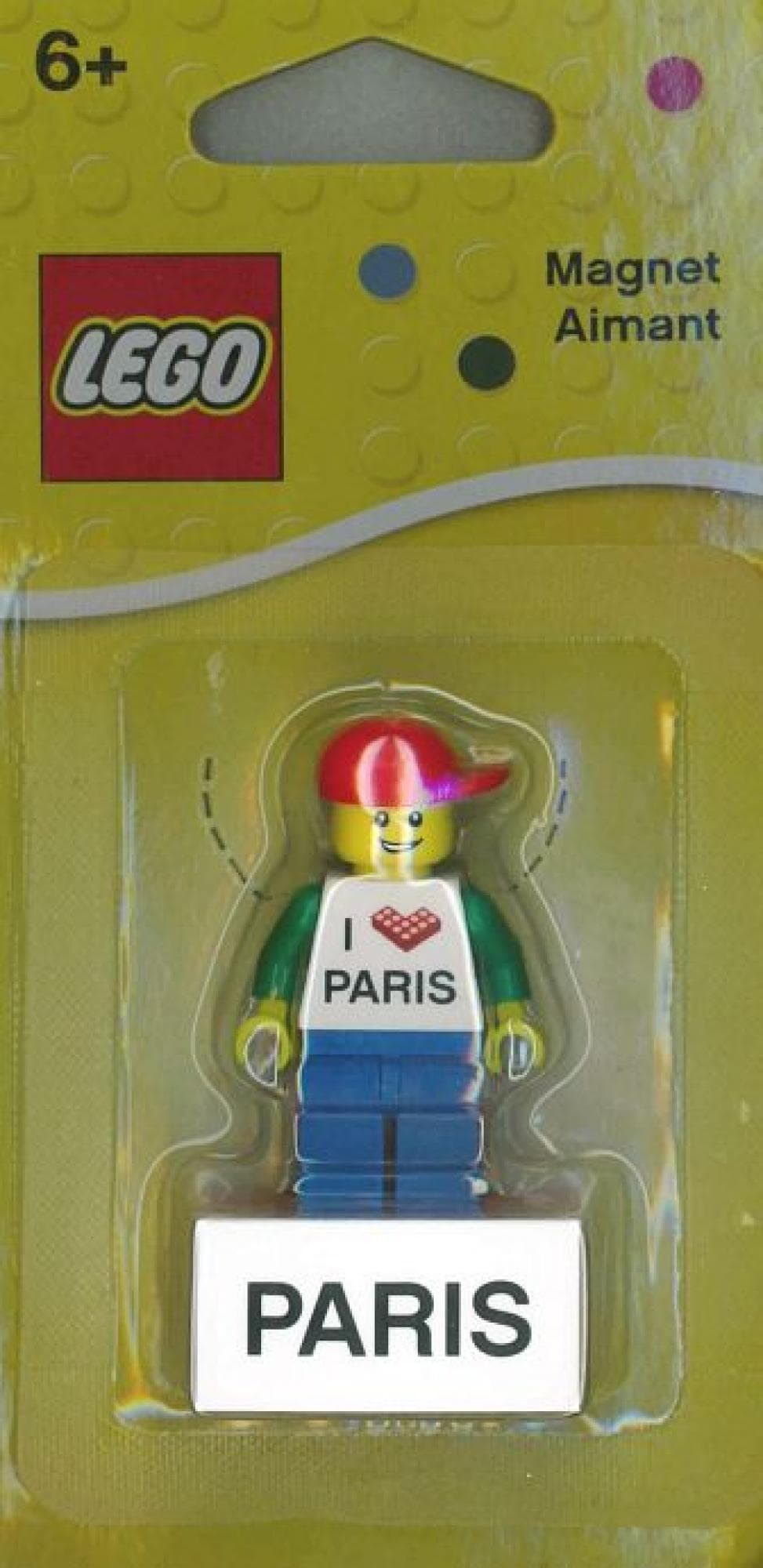 I [Heart] Paris Magnet [Male] LEGO set (#850760-1)