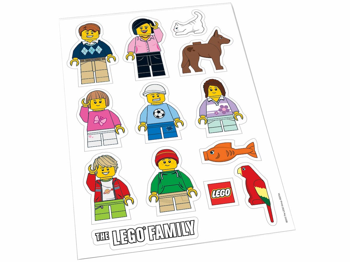 Family Window Decals LEGO set (#850794-1)