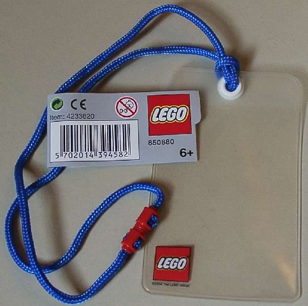 Lanyard with Pass Holder LEGO Gear set (#850880-1, 2004)