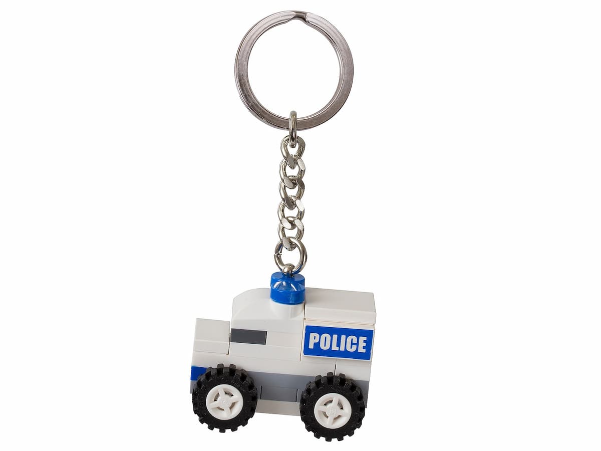 Police Car Bag Charm LEGO Key Chain set (#850953-1, 2014)