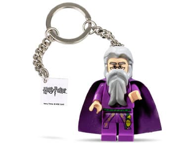 Dumbledore Key Chain with 2 x 2 Tile with Harry Potter Logo LEGO set (#851033-1)