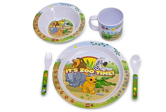 Duplo Zoo Dinner Set LEGO Houseware set (#851617-1, 2007)