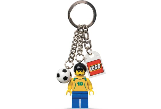 Brazil Footballer Key Chain LEGO Key Chain set (#851826-1, 2006)