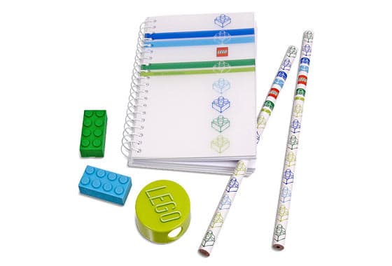 Classic Stripes Stationery Set (Blue) LEGO Stationery and Office Supplies set (#851911-1, 2007)