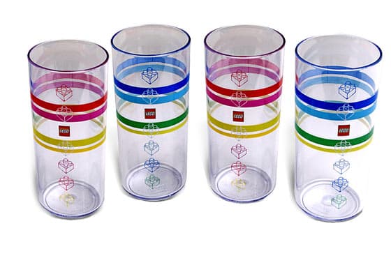 Classic Stripes Plastic Tumblers LEGO Houseware set (#851951-1, 2007)