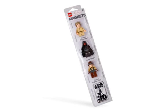 Star Wars Magnet Set: Darth Maul, Anakin and Naboo Fighter Pilot LEGO set (#852086-1)