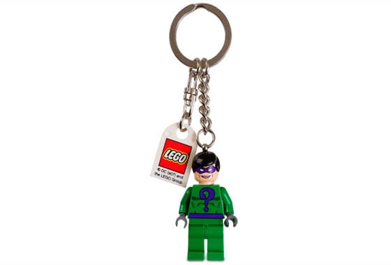 The Riddler Key Chain LEGO Key Chain set (#852090-1, 2007)