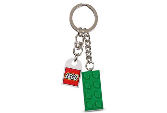 Green Brick Key Chain LEGO set (#852096-1)