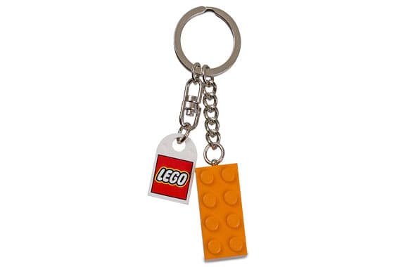 Orange Brick Key Chain LEGO set (#852097-1)