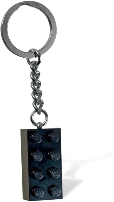 Black Brick Key Chain LEGO set (#852098-1)
