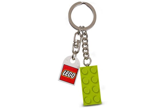 Lime Green Brick Key Chain LEGO set (#852099-1)