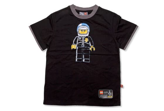 Police Officer Minifigure T-Shirt LEGO Gear set (#852204-1, 2008)