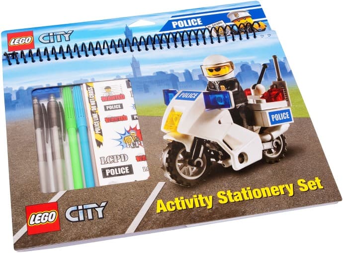 City Activity Stationery Set LEGO Stationery and Office Supplies set (#852703-1, 2009)