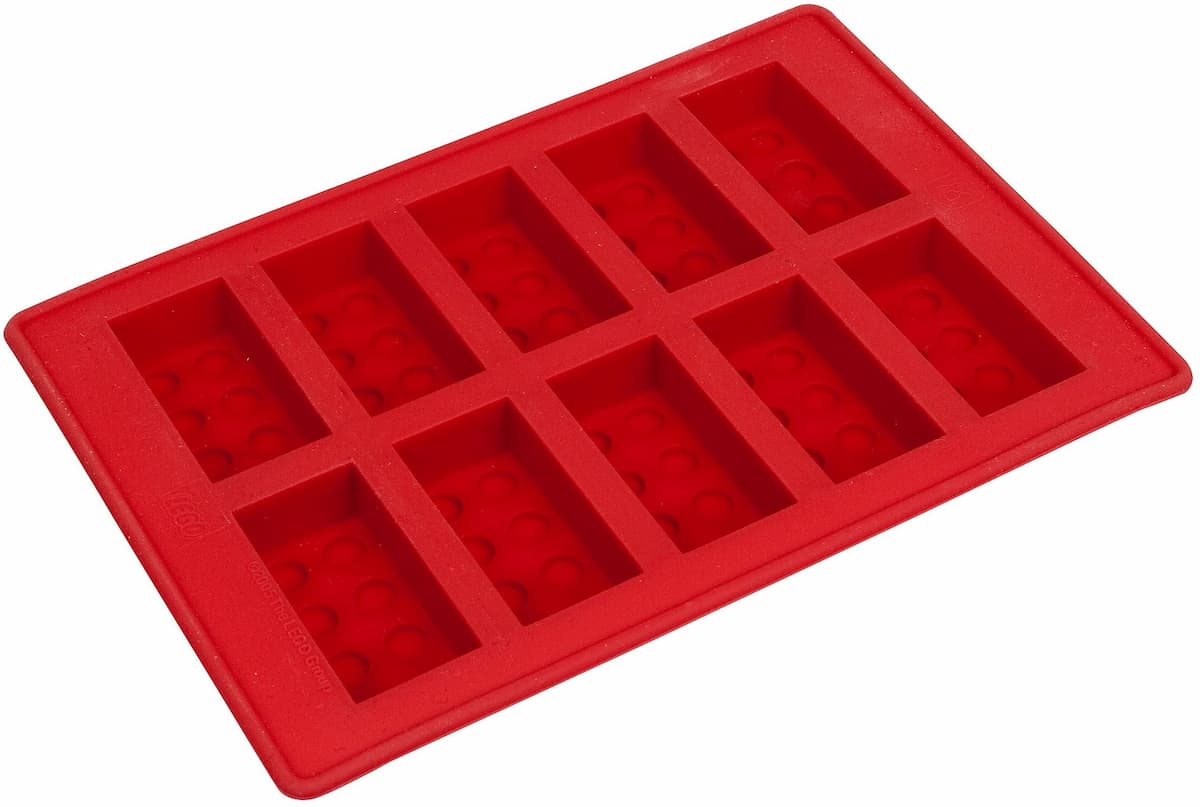Ice Cube Tray (Red) LEGO Houseware set (#852768-1, 2009)