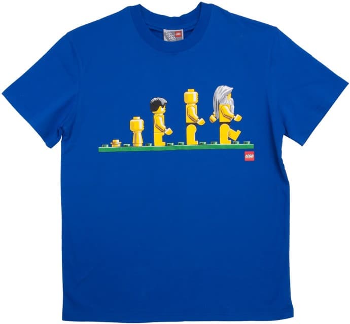 Evolution of the Minifigure T-Shirt LEGO set (#852810-1)