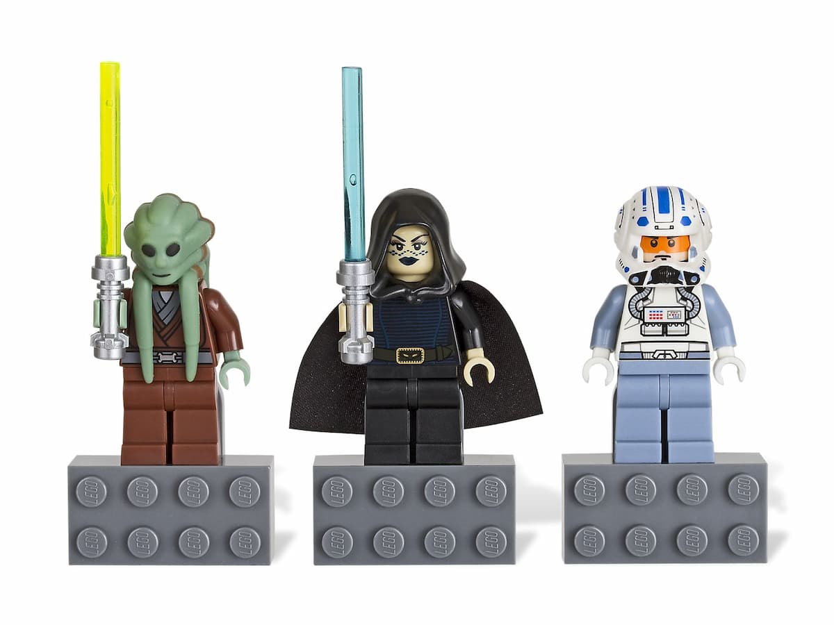 Magnet Set, Star Wars - Kit Fisto, Barriss Offee, Captain Jag LEGO set (#852947-1)