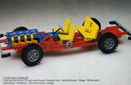 Auto Chassis LEGO set (#853-1)