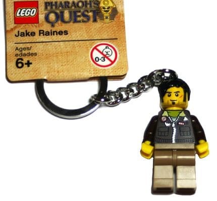 Jake Raines Key Chain LEGO Key Chain set (#853166-1, 2011)