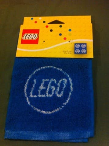 Towel (Blue) LEGO Houseware set (#853209-1, 2011)