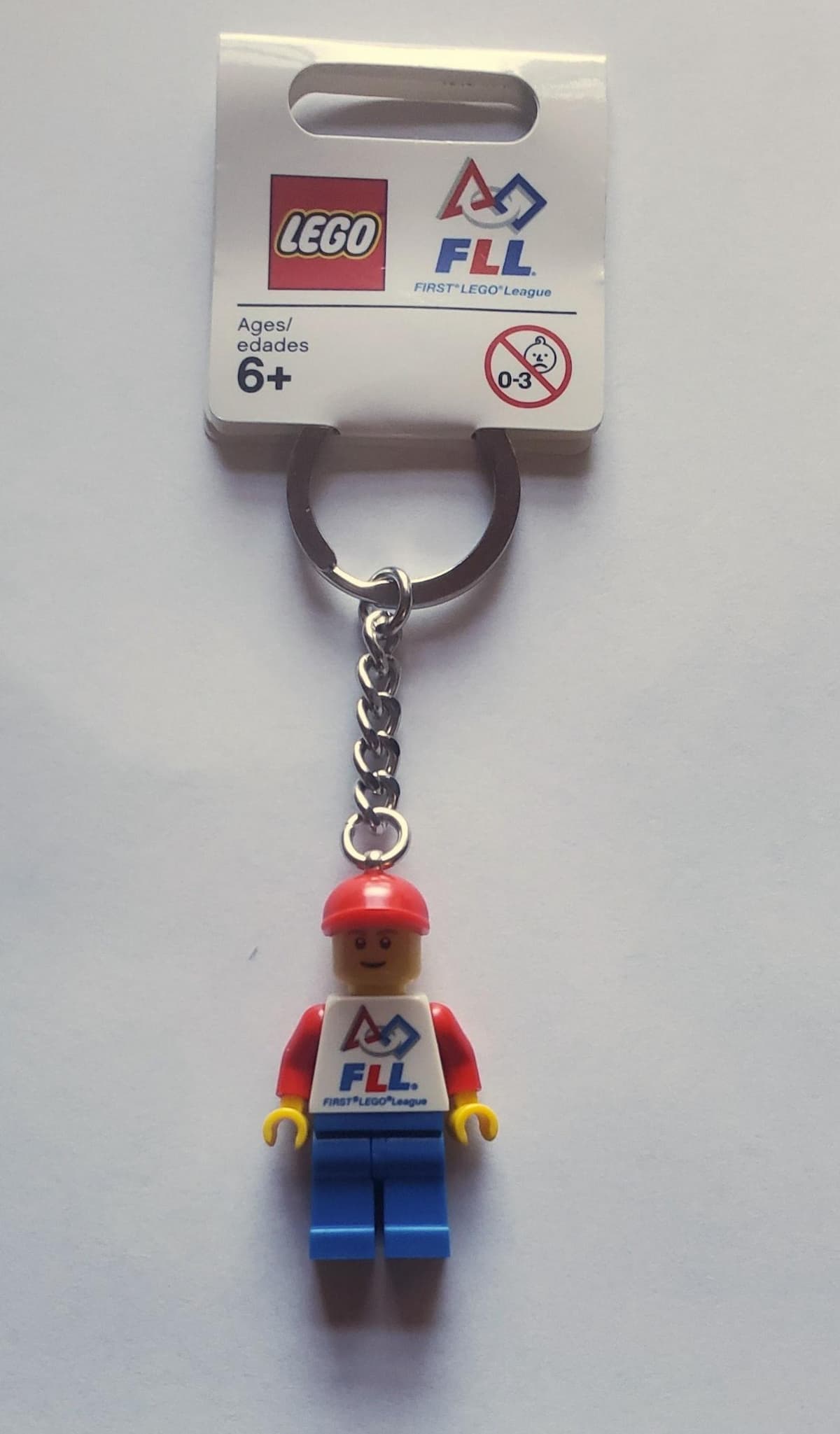 FIRST LEGO League Key Chain (Male) LEGO Key Chain set (#853274-1, 2011)