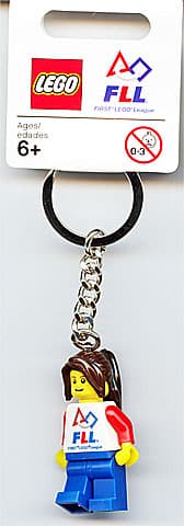 FIRST LEGO League Key Chain (Female) LEGO Key Chain set (#853275-1, 2011)