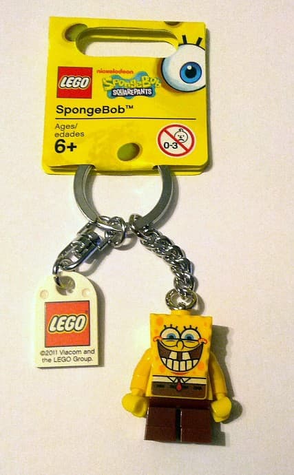 SpongeBob Key Chain LEGO Key Chain set (#853297-1, 2013)