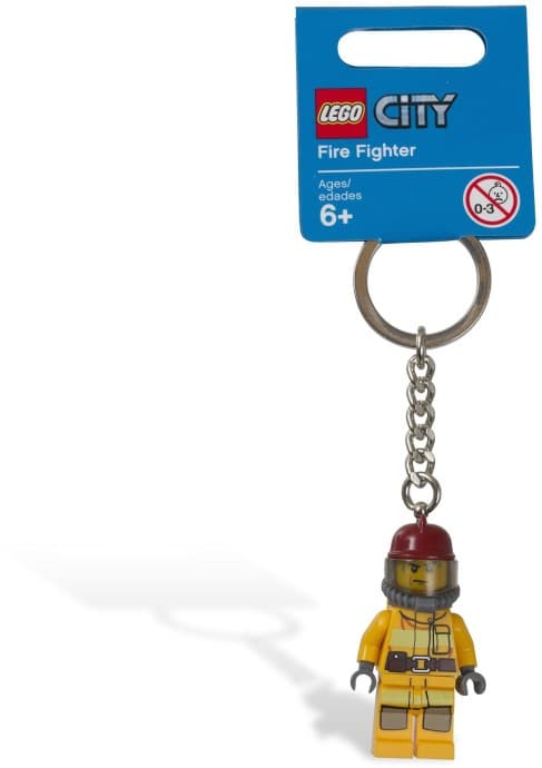 Fire Fighter Key Chain LEGO Key Chain set (#853375-1, 2012)