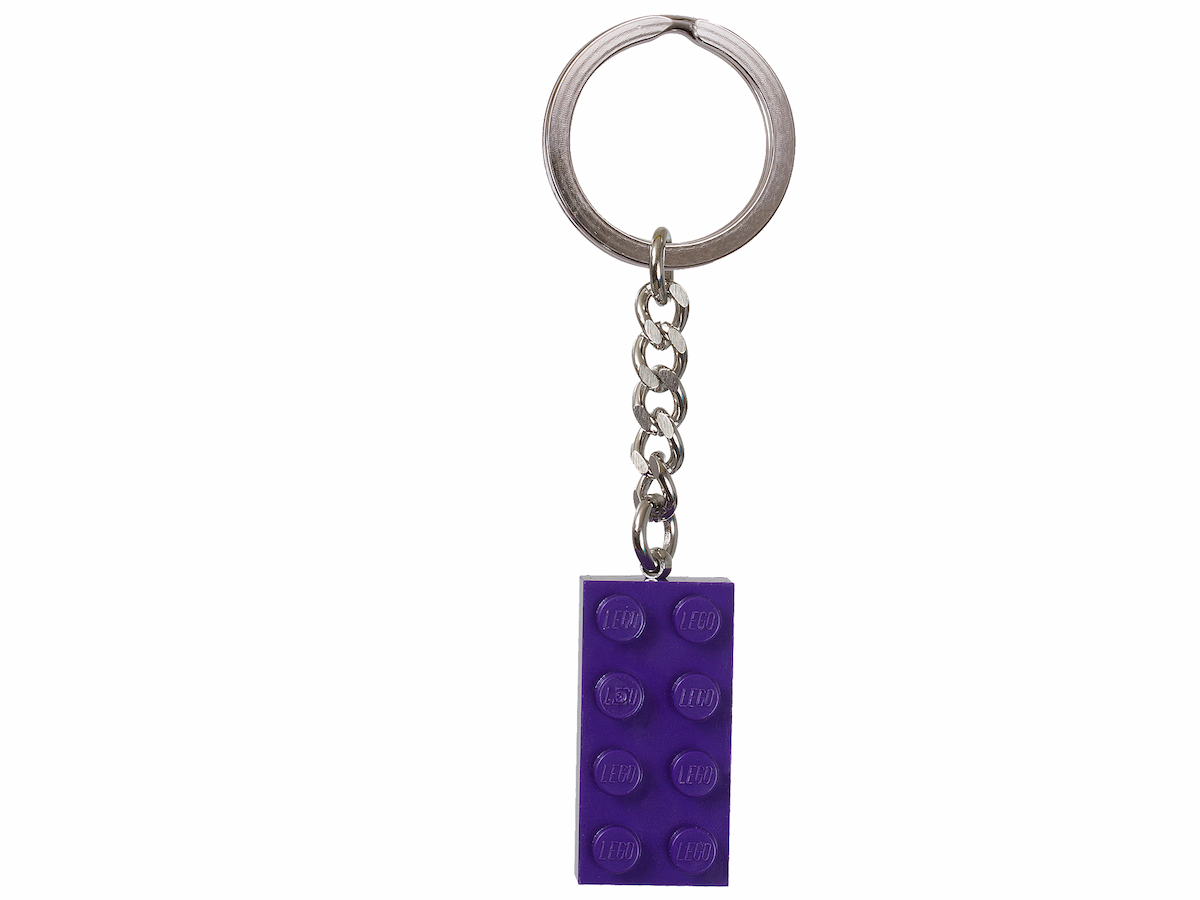 Purple Brick Key Chain LEGO set (#853379-1)