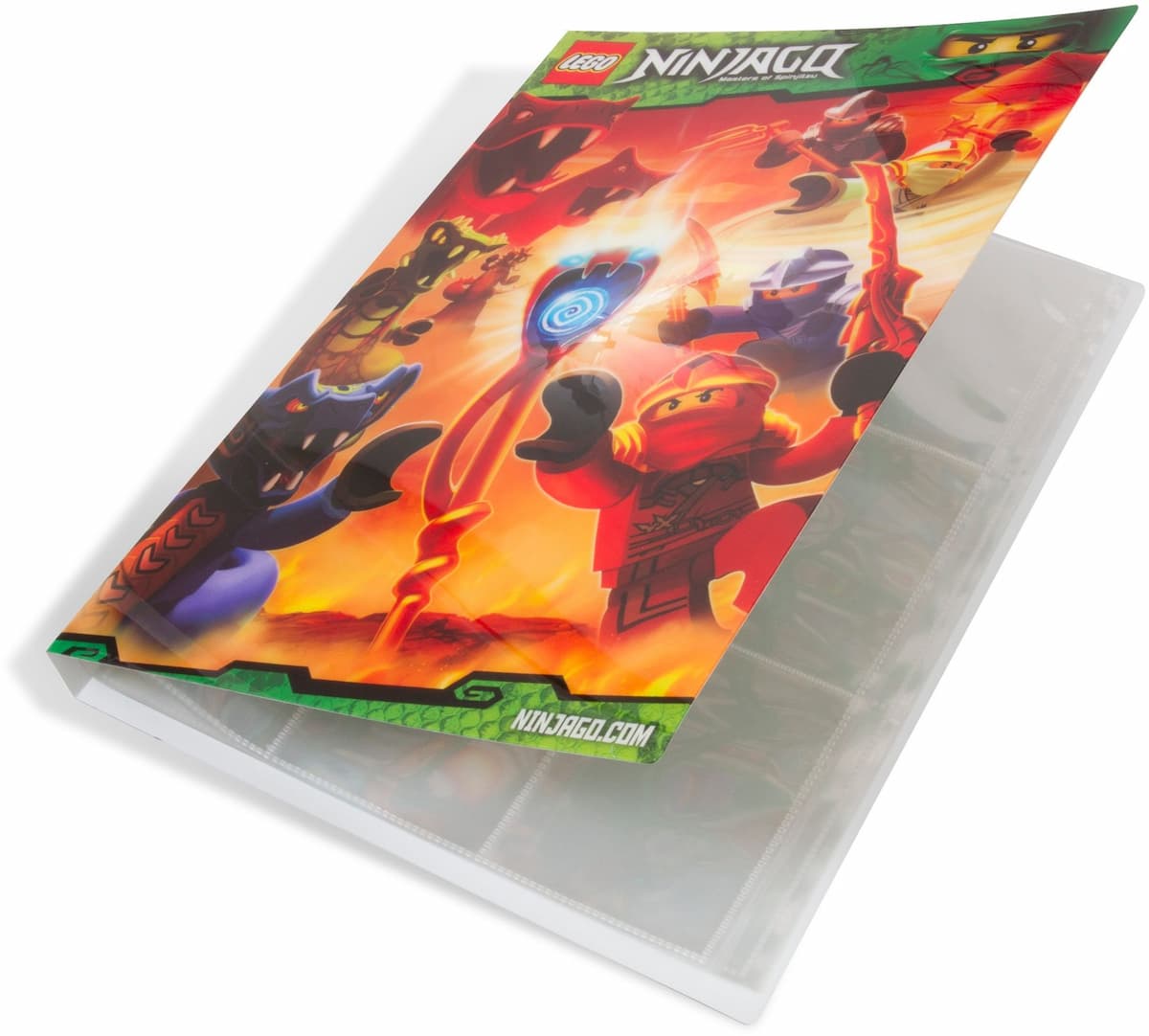 Ninjago: Spinjitzu Card Collection Holder LEGO Gear set (#853410-1, 2012)