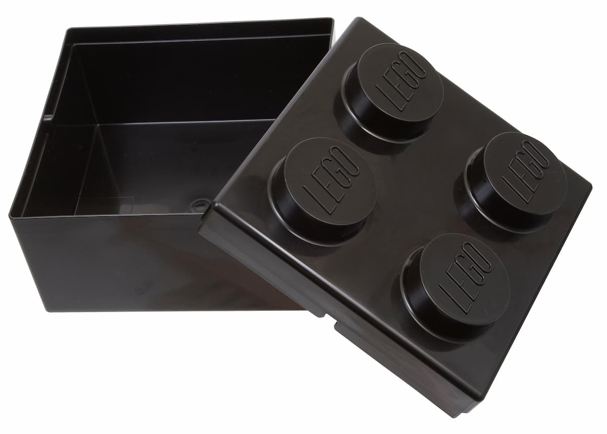 Four Stud Lunch Box Black LEGO Houseware set (#853640-1, 2017)