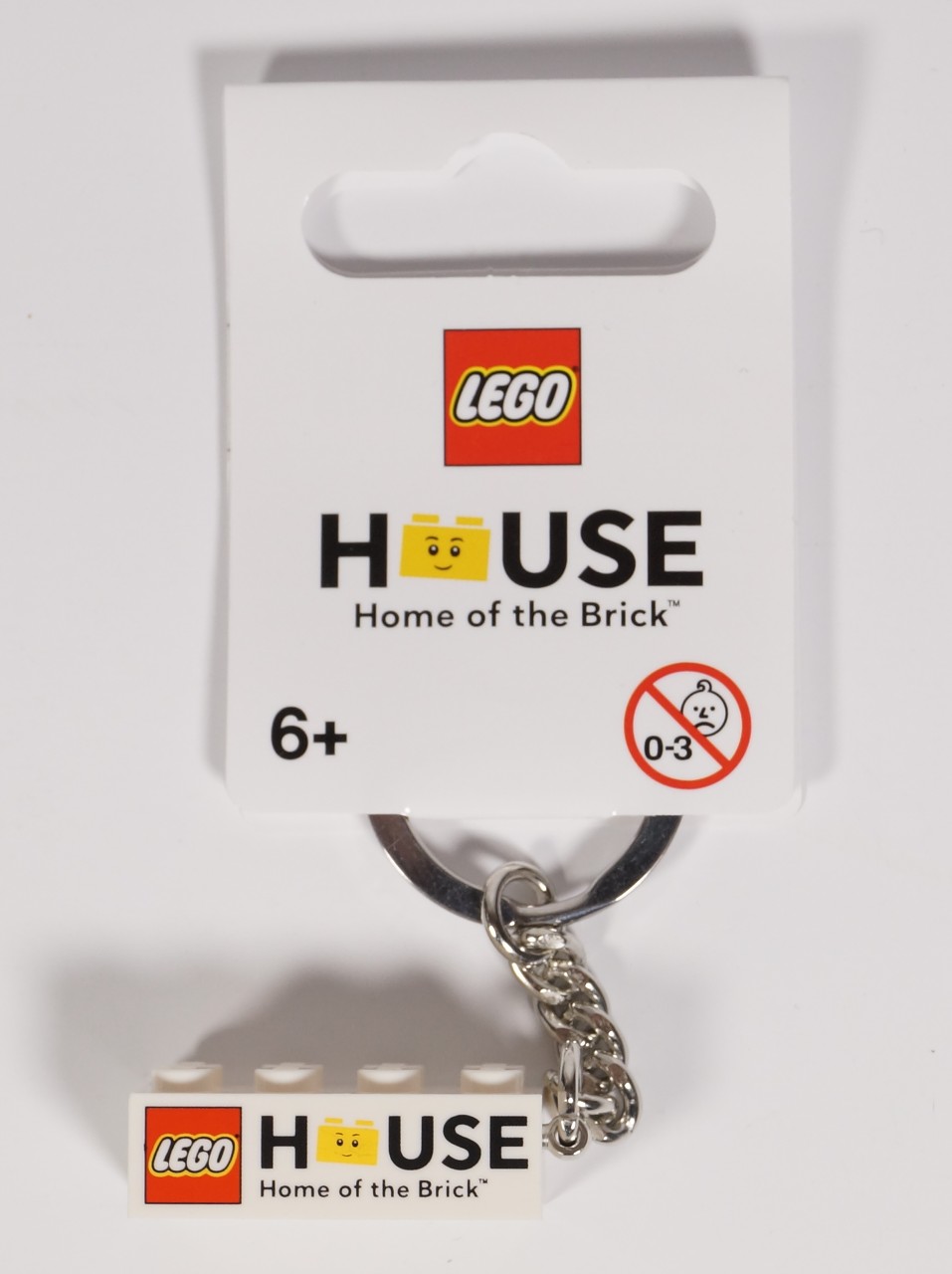 LEGO House Brick Key Chain LEGO Key Chain set (#853712-1, 2017)