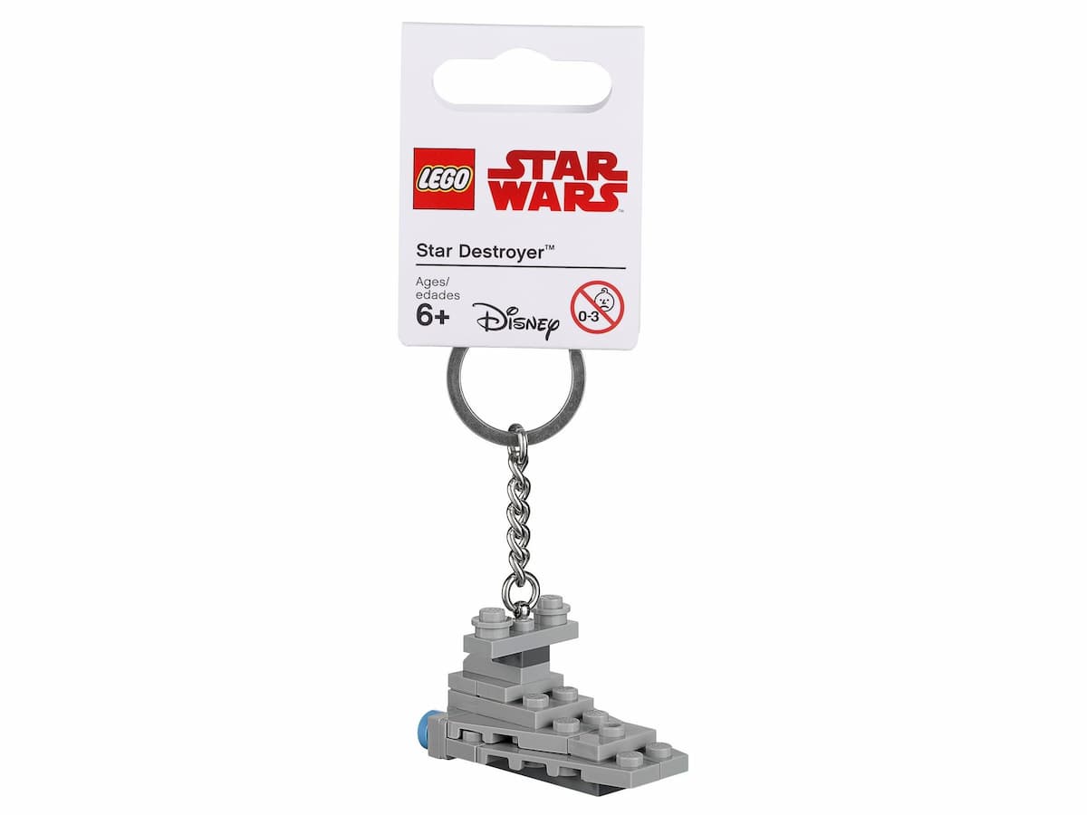 Star Destroyer Bag Charm LEGO Key Chain set (#853767-1, 2018)