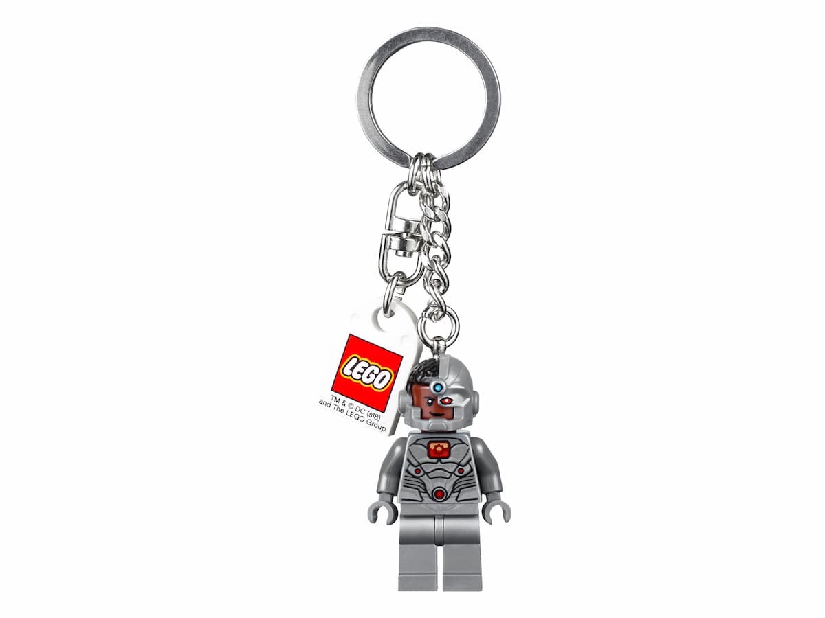 Cyborg Key Chain LEGO Key Chain set (#853772-1, 2018)