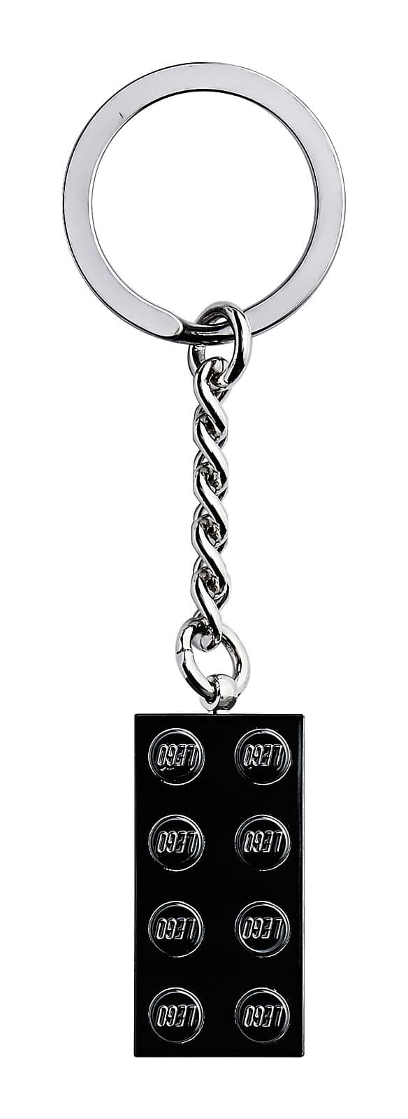 Chrome Black Brick Key Chain LEGO set (#853992-1)