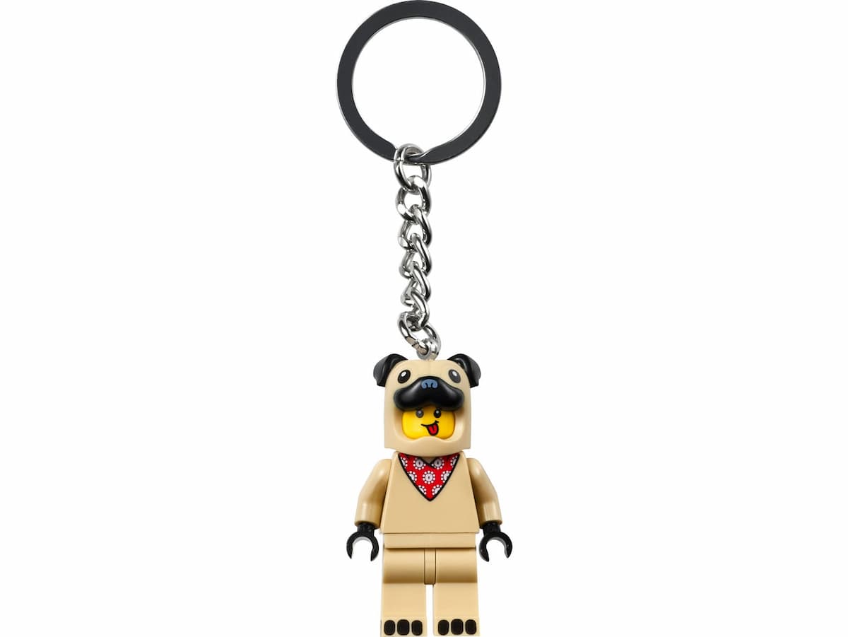 French Bulldog Guy Key Chain LEGO set (#854158-1)