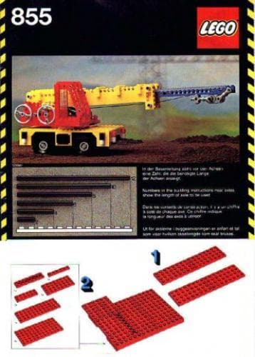 Mobile Crane LEGO set (#855-1)