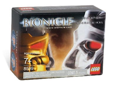 Krana-Kal Mask Pack LEGO Bionicle set (#8599-1, 2003)