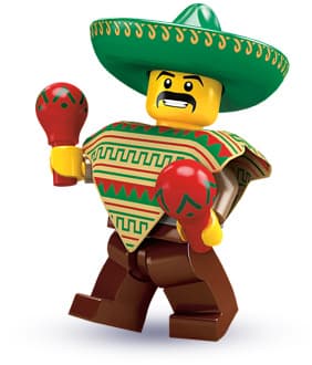 Mariachi / Maraca Man LEGO set (#8684-1)