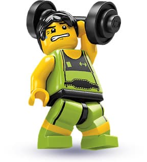 Weightlifter LEGO set (#8684-10)