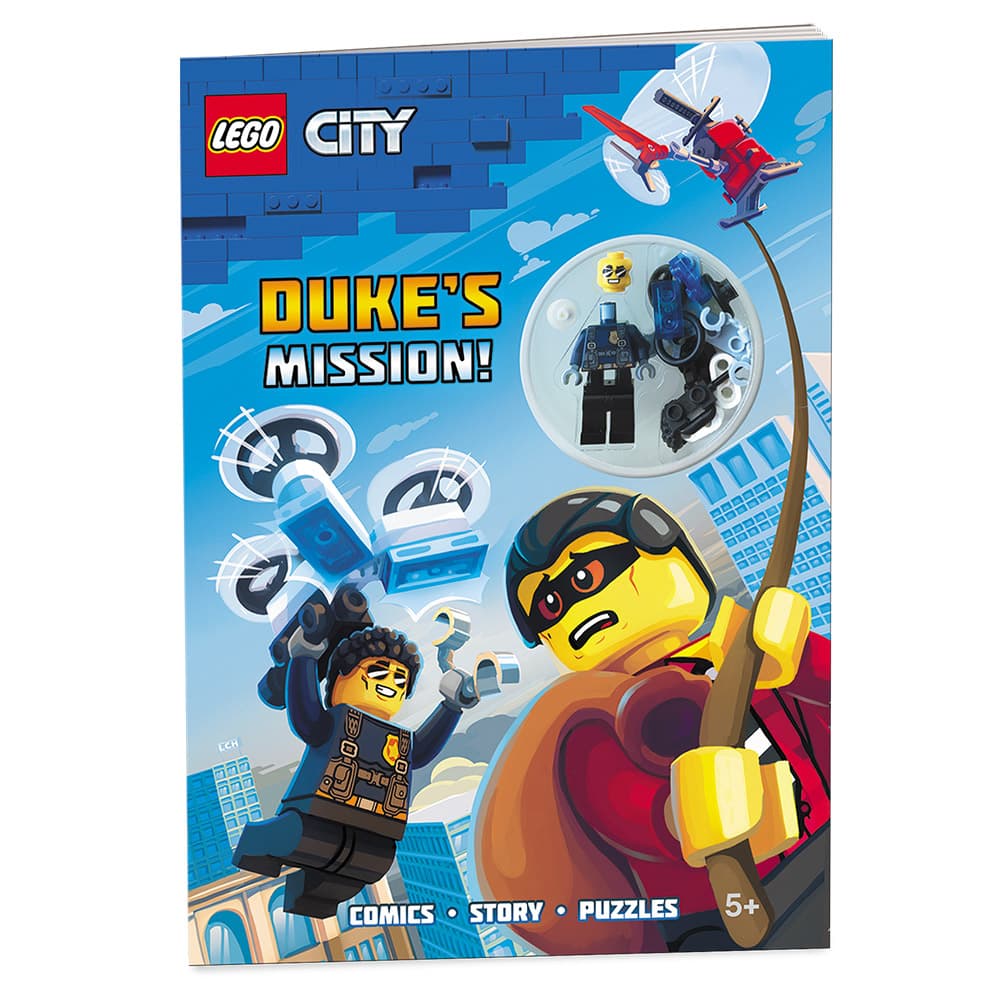City: Duke's Mission LEGO Activity Books with LEGO Parts set (#8710823003677-1, 2020)
